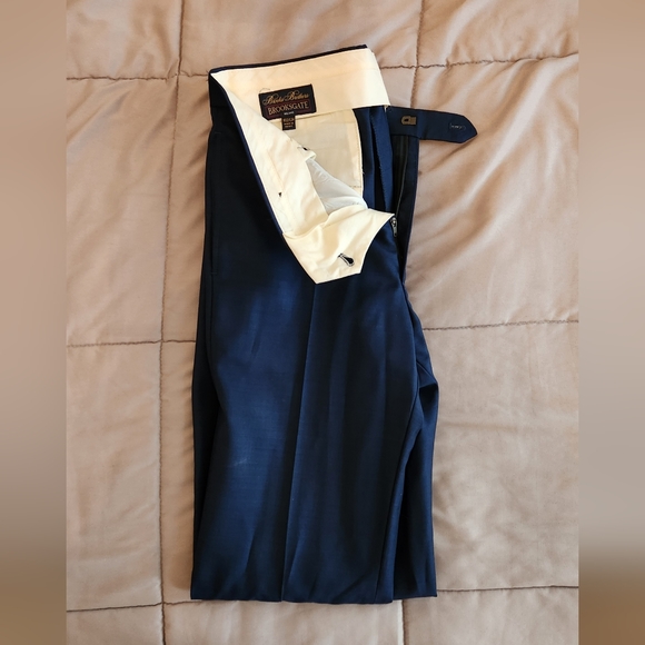 Brooks Brothers Brooksgate Milano Blue Slim fit Suit - Picture 7 of 8